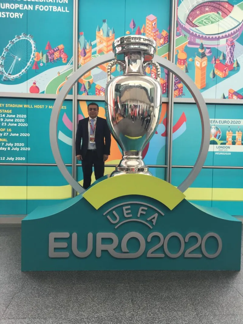 Dr. Ashfaq — Football FIFA Experience Dubai, at UEFA EURO 2020